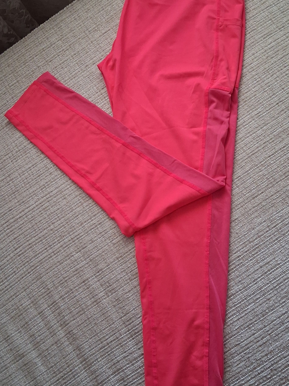 Women's Hot Pink Leggings, Size XL